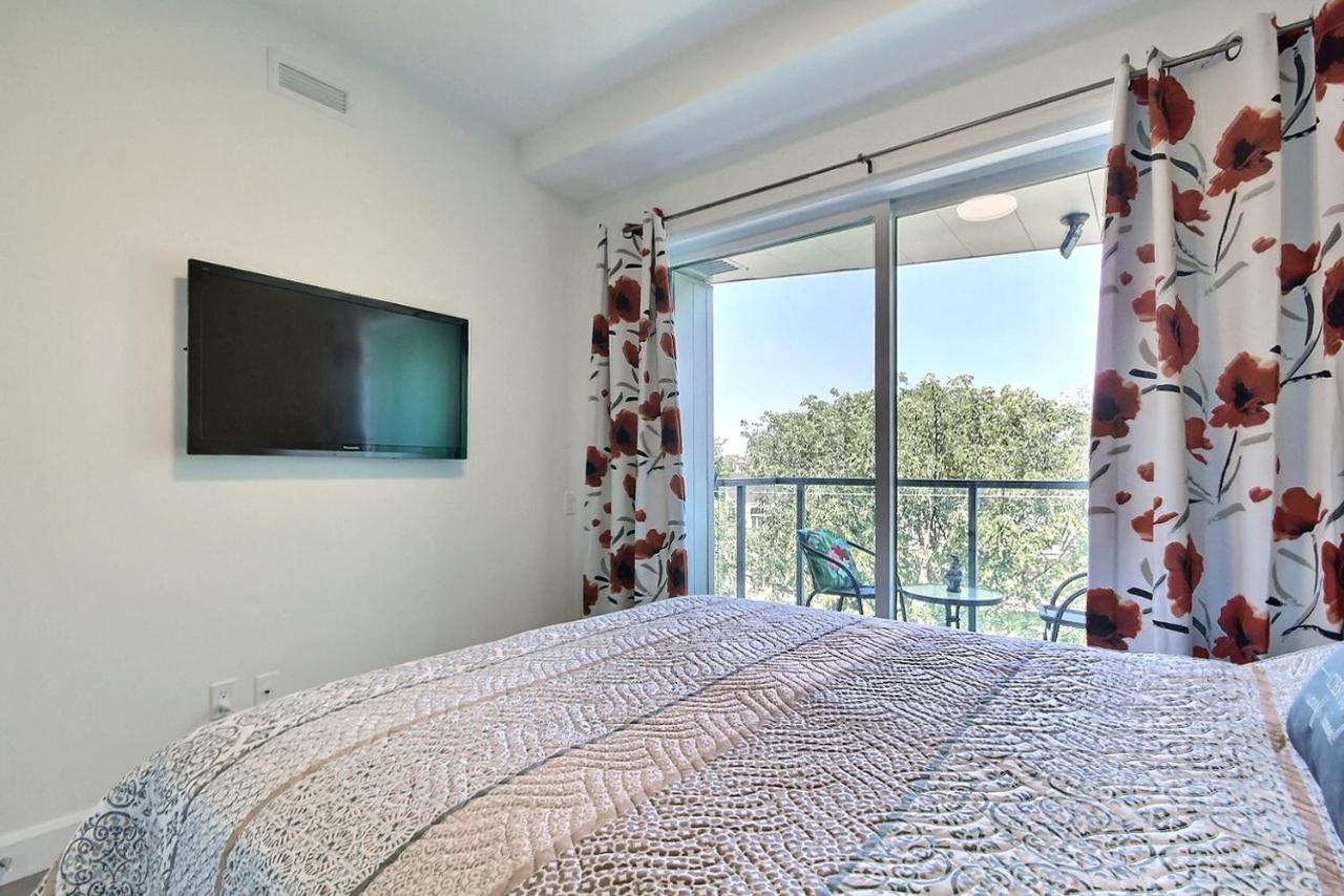Good Vibes Only -Modern And Spacious 2 Bedroom Condo 4 Beds Free Parking, Gym Québec Exterior foto