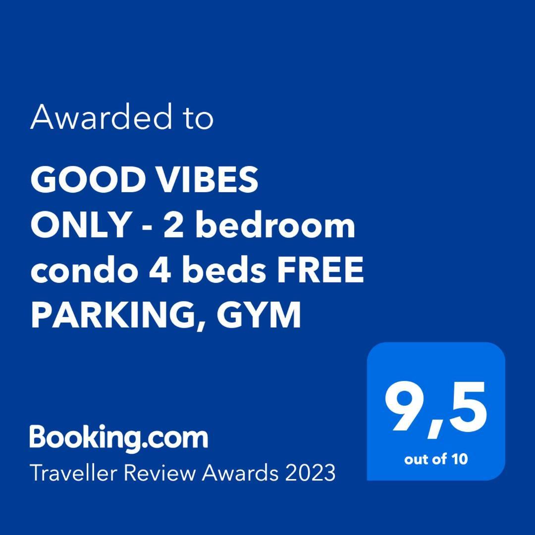 Good Vibes Only -Modern And Spacious 2 Bedroom Condo 4 Beds Free Parking, Gym Québec Exterior foto